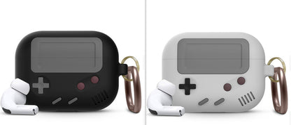 Compatible with Apple, Silicone Cover Case for Airpods Case Cover Compatible with for Airpods Pro Case Classic Game Player Design Case with Keychain