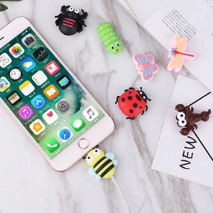 Cable Winder Cute Animal Cable Protector for Iphone Usb Cable Organizer Chompers Charger Wire Holder for Iphone Cable Protect